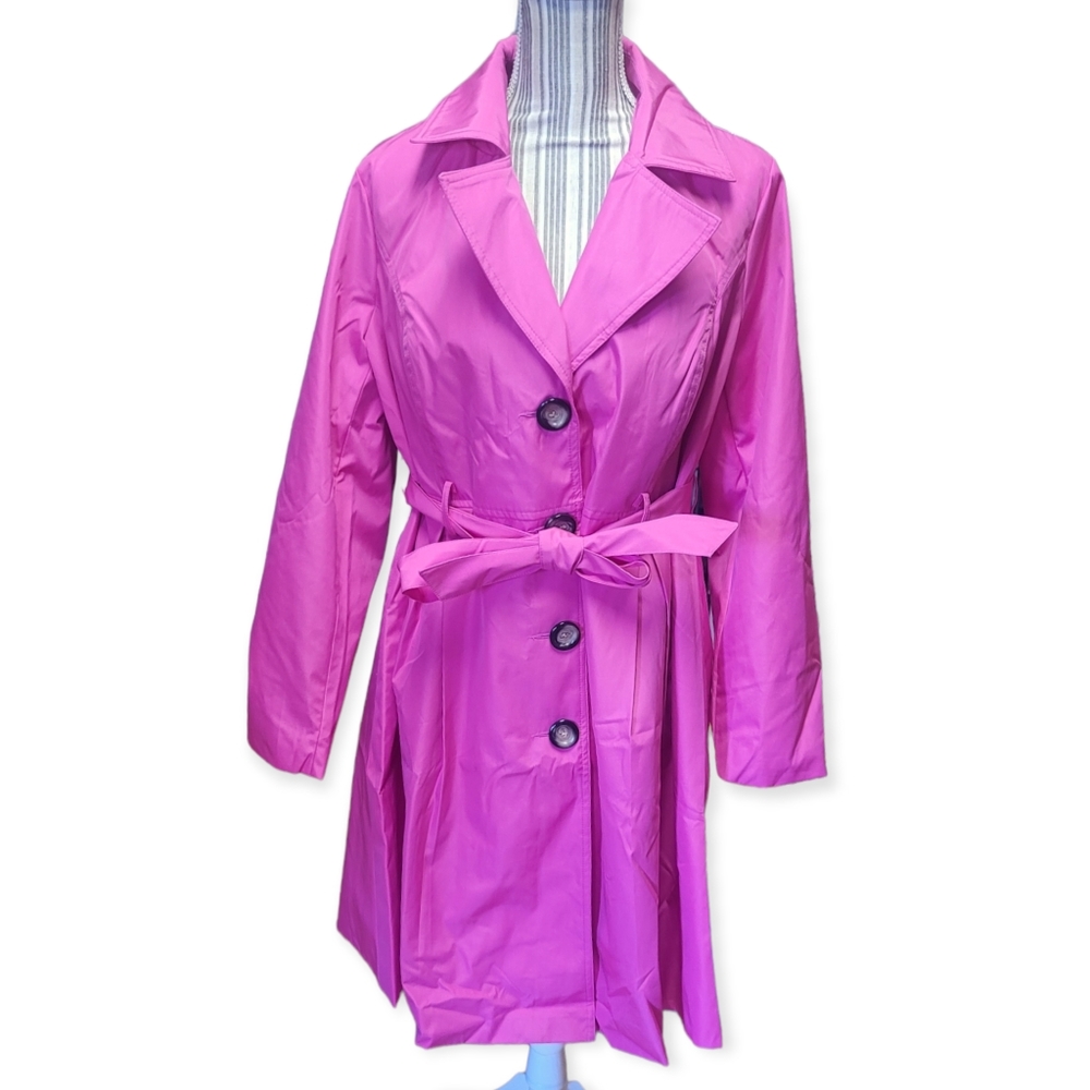 Spring Water-resistant pink trench Rain coat. *Barbie*.